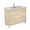 Beige, variant on Eviva Vitta 39" White Modern Bathroom Vanity with White Integrated Porcelain Sink