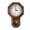 Brown, variant on Vintage Pendulum Wall Clock, Large Roman Numeral Battery-Operated Clock, Silent Non-Ticking Decorative Clock for Living Room Bedroom Office Home Decor