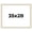 Charleston White, variant on 35x28 Frame White Real Wood Picture Frame Width 1.25 inches | Interior Frame Depth 0.5 inches |