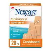 Nexcare Active Waterproof Cushioned Bandages, Assorted Sizes, 20 count