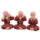 thumbnail image 4 of Estatuas de los monjes de Buda Macarena Adorno de escultura creativa tradicional para estantería, 4 of 8