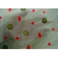 thumbnail image 4 of oneOone Cotton Silk Fabric Watermelon Fruit Printed Fabric 1 Yard 42 Inch Wide, 4 of 4