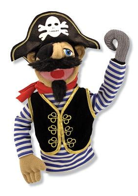 15" PIRATE PUPPET  Free Shipping in USA ~ Melissa & and Doug  #3899 
