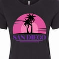 thumbnail image 4 of Inktastic San Diego California Beach Souvenir Women's T-Shirt, 4 of 5