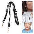 thumbnail image 4 of MasteelfCA 1PC Acrylic Eyeglasses Chain Non-slip Glasses Hanging Rope Hanging Chain (Black), 4 of 8