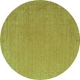 thumbnail image 1 of Ahgly Company Indoor Round Abstract Turquoise Blue Contemporary Area Rugs, 7' Round, 1 of 4