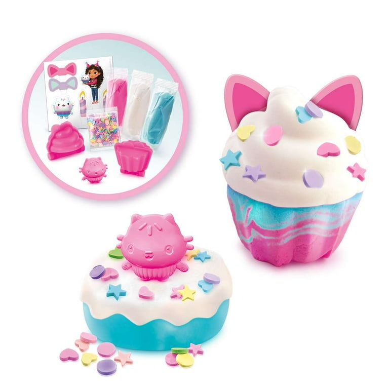 Gabby's Dollhouse Mini Cat Box Sensory Kit Cakey Cat Clay Cupcakes