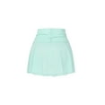 thumbnail image 3 of Dewadbow Women High Waist Mini Skirts Summer See Through Short Pleated Skirt, 3 of 6