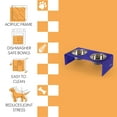 thumbnail image 6 of THE LICKER STORE Keaton 5" Small/Medium Modern Acrylic Rectangular Elevated Pet Feeder with 20oz 2-Stainless Steel Bowls, Purple/Chrome, DBL2000F, 6 of 7