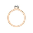 thumbnail image 2 of KATARINA Diamond Solitaire Engagement Ring in 10K Rose Gold (1/2 cttw, I-J, I1-I2) (Size-9), 2 of 3