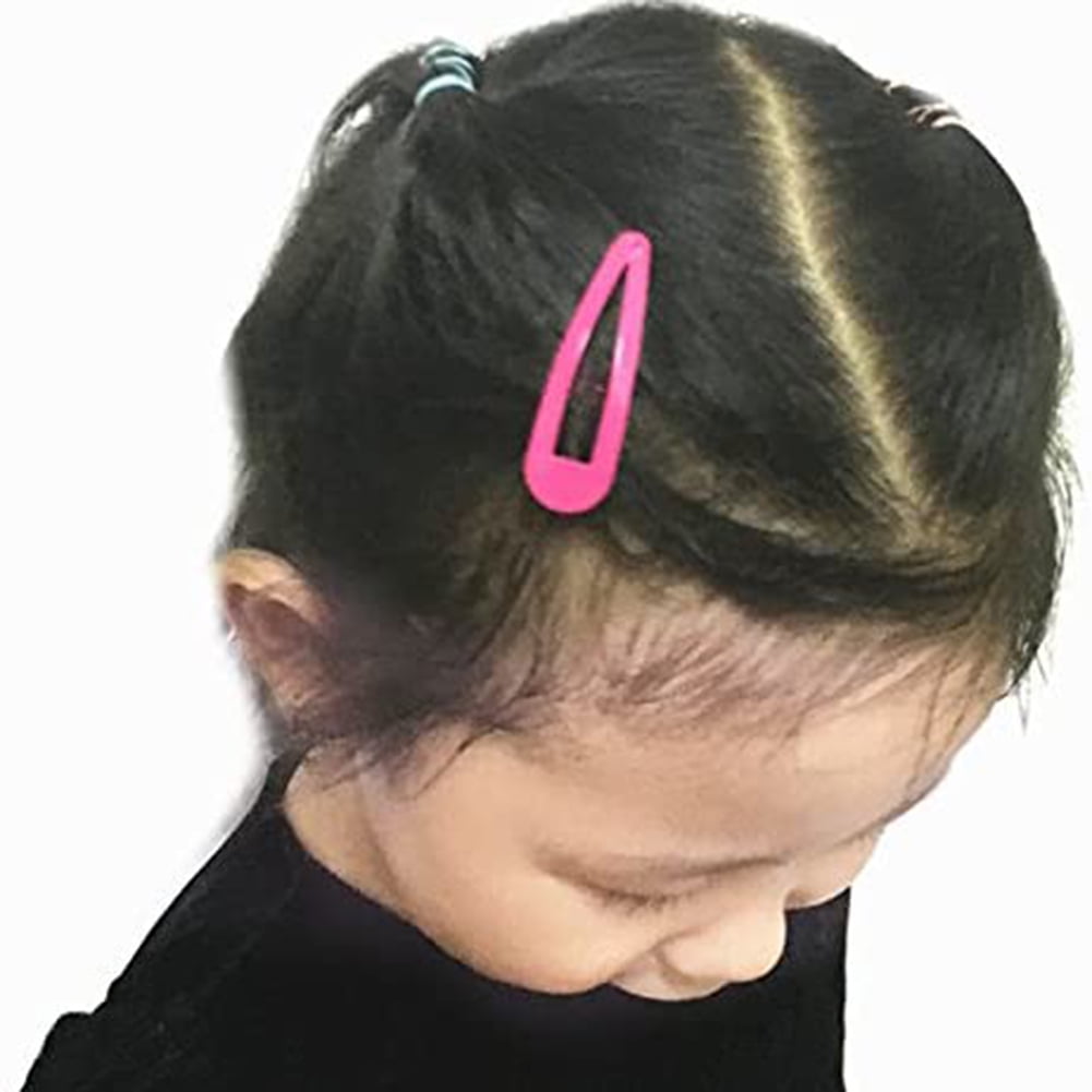 Ladies Girls Women One Colour Pink Hair Clipp Slides Claw Bendies Decorations 