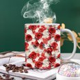 thumbnail image 6 of RyanK Valentine'S Day Gifts Valentine'S Day Decorations Valentine's Day Mugs Rose Cups Flower Design Series Cups 11oz Coffee Cups, 6 of 9