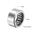 thumbnail image 3 of Uxcell Metric Needle Roller Drawn Cup Bearings Stamping Steel Silver Tone 2pcs 0.71''x0.94''x0.47'', 3 of 5