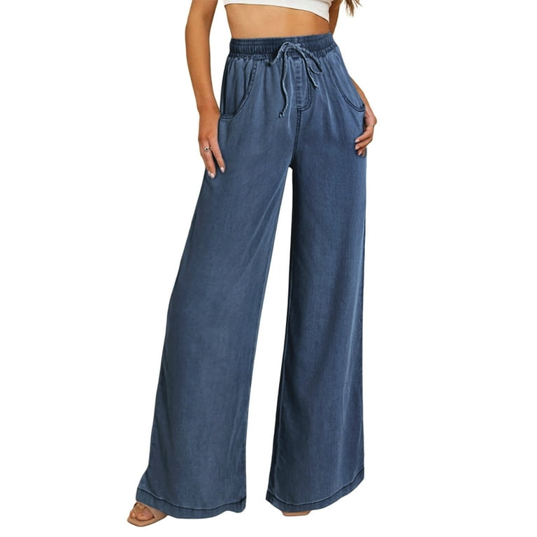 FARYSAYS Women's Boho Summer Jeans, High Waisted Wide Leg FARYSAYS Women's Boho Summer Jeans, High Waisted Wide Leg