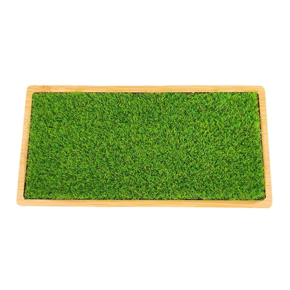 MRLESS Artificial Grass Display Stand Tray Base for Action Figures Desktop Figurine Showcase Home Decor Jewelry Organizer