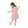 thumbnail image 5 of Sngxgn Girls Party Dress A-Line Midi Dresses(Pink,100), 5 of 8
