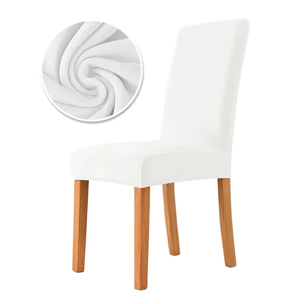 1/2PCS Velvet Chair Cover Super Soft Elastic Dining Chair Slipcover Seat Cases For Kitchen Dining Room Wedding Banquet Home