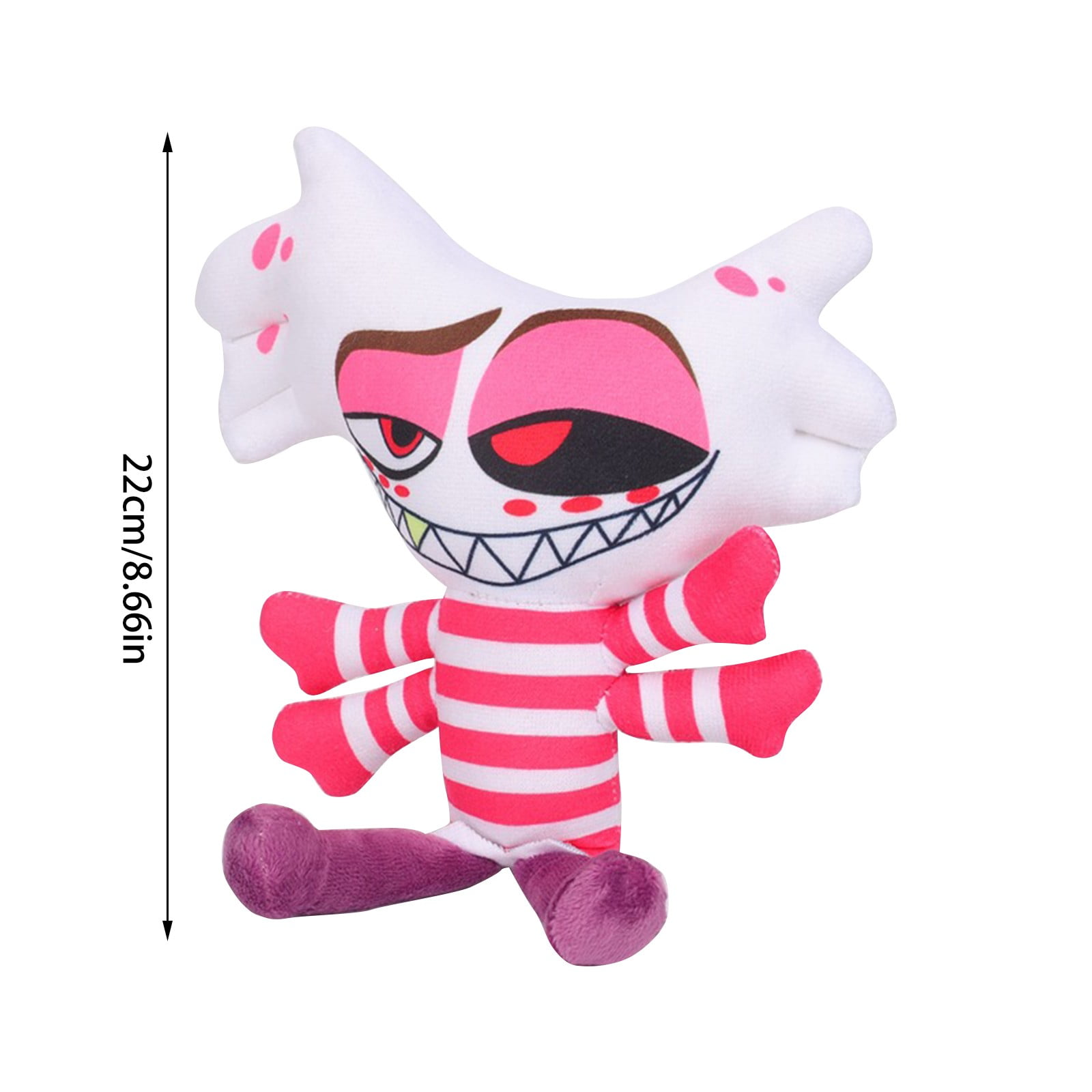 Angel Dust Plush,Hazbin-Hotel Angel Dust Figure Stuffed Animal,8.58