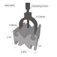 thumbnail image 2 of Hhip Toolmakers V-Blocks w/Clamp In Slot 3402-0970, 2 of 2