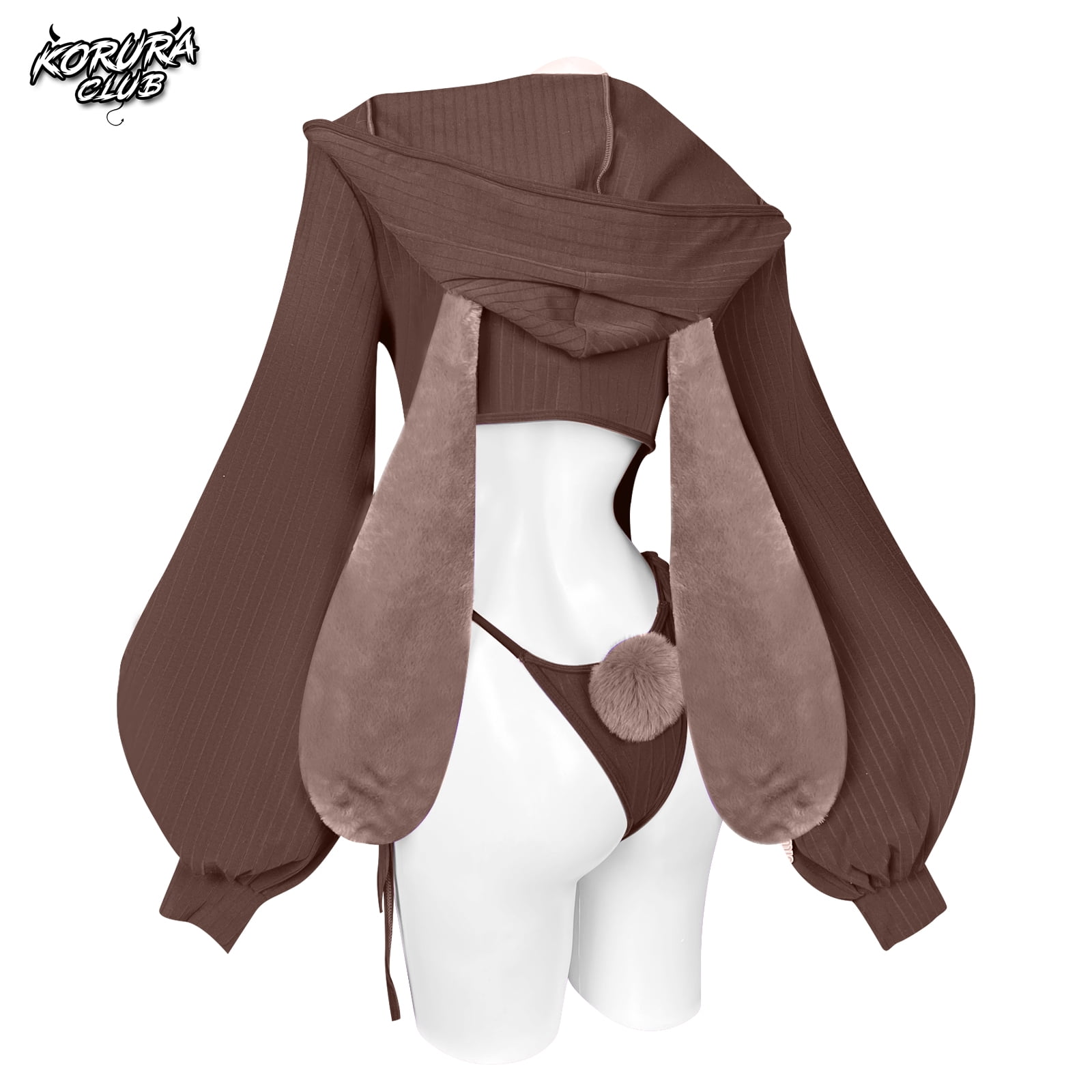 KORURACLUB Bunny Outfit Cosplay lingerie for women Animal Costumes Bunny Bodysuit
