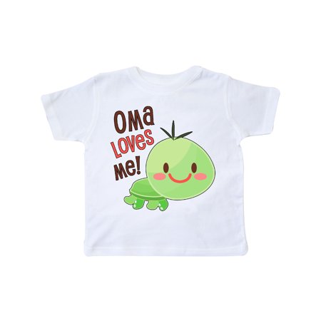 

Inktastic Oma Loves Me- cute turtle Gift Toddler Boy or Toddler Girl T-Shirt