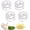 4pcs, variant on Manual Garlic Twister, Multi-Function Garlic Mincer and Grinder for Garlic, Ginger, Onion, Herbs and Nuts, Kitchen Food Prep Tool (1pcs)
