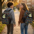 thumbnail image 3 of Kuiaobaty Dinosaur Print Backpack for Boys Basketball Print School Bag with Padded Straps Large Capacity Backpack Laptop Bag for School, 3 of 7