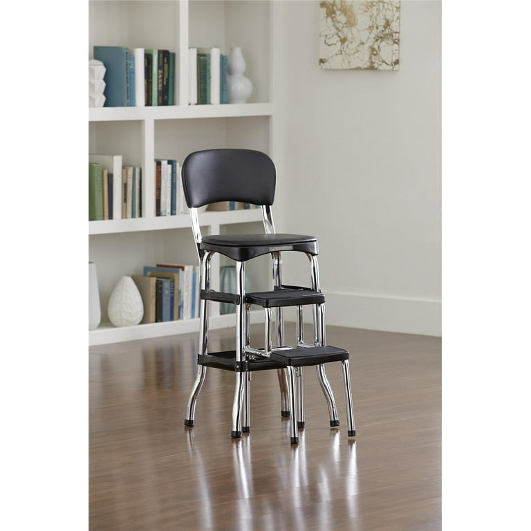 Stool with online fold out steps
