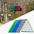thumbnail image 4 of ziyahi Toit de Remplacement pour Balançoire Imperméable Tente Pare-Soleil Vert Bleu Gris, 4 of 8