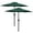 Green, variant on Simple Deluxe 7.5ft Patio Umbrella Outdoor Table Market Yard Umbrella with Push Button Tilt and Crank Lift, 6 Heavy-Duty Ribs for Patio, Garden and Deck Use, Blue