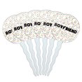 thumbnail image 1 of Boyfriend Cupcake Picks Toppers - Set of 6 - Mutlicolored Speckles, 1 of 1