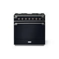 thumbnail image 7 of Aga Ael361df Elise Series 36" Wide 4.5 Cu. Ft. Free Standing Dual Fuel Range - Blue, 7 of 7