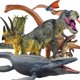 thumbnail image 1 of Set de juguetes con forma de dinosaurio Lavesom, 6 unidades, jumbo, realistas, para niños de 3 a 7 años Lavesom Lavesom, 1 of 5