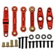 thumbnail image 2 of Juego de 6 varillas de tracción metálicas para coche RC todoterreno TT02 a escala 1:10 de alta velocidad. rojo, 2 of 8