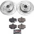 thumbnail image 3 of PowerStop Front Z23 Evolution Sport Carbon-Fiber Ceramic Brake Pad and Drilled & Slotted Rotor Kit Fits: SMART Select Models K5695, 3 of 10