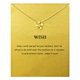 thumbnail image 1 of Collar de la Amistad Buena Suerte Collar de Elefante con Tarjeta de Mensaje Tarjeta de Regalo 1pcs, 1 of 2