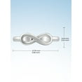 thumbnail image 5 of JewelersClub 0.925 Sterling Silver Infinity Friendship Ring for Women | Personalized BFF Eternity Knot Symbol Band, 5 of 5