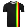 thumbnail image 3 of T-Shirt à Manches Courtes Imprimé pour Homme à Col Rond, Respirant, Haut Décontracté d'Été, Polyester Spandex, 3 of 4