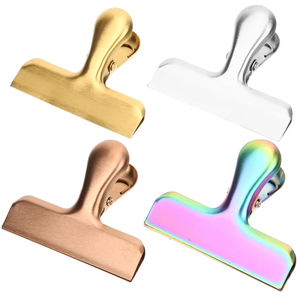 BALAHAPY 4Ud Clips Reutilizables Para Bolsas De Papas Con Y Bordes Redondeados
