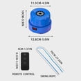 thumbnail image 3 of Herramienta inteligente de entrenamiento físico para saltar la cuerda | Recargable tipo C | Cuerda para saltar deportes para varias personas | Velocidad ajustable | Batería grande | Motor silencioso, 3 of 4