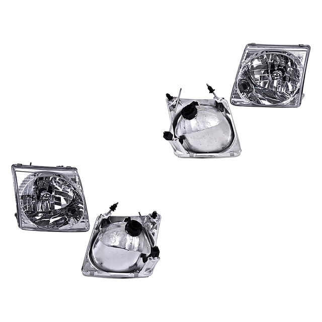 Par de Faros Explorer Sport 2001 A 2005 Ford C/Ajuste DEPO .
