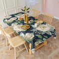 thumbnail image 4 of Pioneer Flower Floral Print Pattern Rectangle Tablecloth 60"x102",Waterproof Polyester Rectangle Table Cloth, Wipeable Spillproof Polyester Tablecloth for Dining, Camping, Indoor and Outdoor, 4 of 6