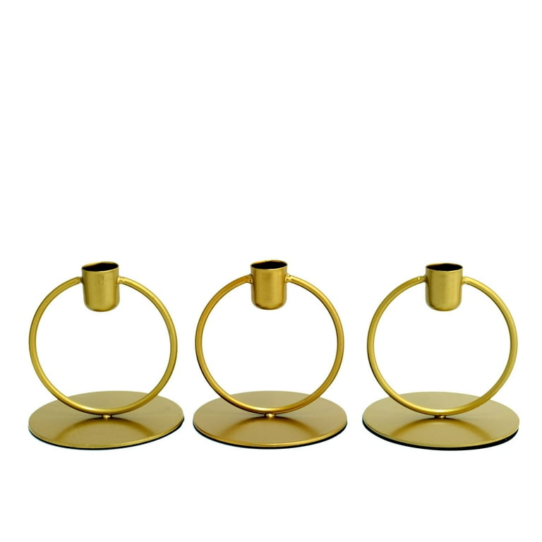 Efavormart 15 Tall Gold 7-Arm Metal Cluster Taper Candle Holder