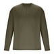 thumbnail image 3 of Blusas y camisas de manga larga con cuello redondo para hombre, cuello redondo, botones, boca plana, deportivas para hombre, blusas y camisas de manga larga con cuello redondo para hombre, 3 of 5