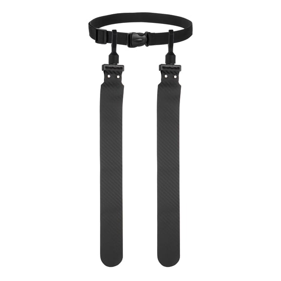 Uxcell Flag Football, Adjustable Flag Football Belts with 1 Belt and 2 Flags Easy Tear Away Black - Fitting For(Youth/Adults Players Training Equipment/Competition)