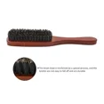 thumbnail image 5 of Natural Boar Bristle Beard Brush Men Facial Hair Cleaning Brush Professional Hairbrush Shaving Tools Beard Mustache Brushes No.6, 5 of 6