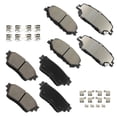 thumbnail image 3 of AUTOMUTO Brake Pads Front Rear 8PCS D2375-9603 D2391-9441 Fit For 2021-2023 For Nissan For Rogue, 3 of 5
