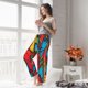 thumbnail image 5 of Balery Colorful Arrow Graffiti Pattern Pantalones de pijama para mujer, pijamas ultraligeros, pantalones de estar por casa-Small, 5 of 6