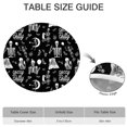 thumbnail image 6 of Halloween Skeleton Fun Pattern Round Fitted Tablecloth with Elastic Edge,Dining Table Cover Waterproof,Outdoor Round Tablecloth for Camping,Dining,Indoor and Outdoor, 6 of 7