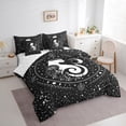 thumbnail image 3 of Homewish Abstract Cat 7-Piece Twin Bedding Sets,Boho Bohemain Style Bedding Comforter Set,Galaxy Starry Sky Sheet Sets For Girls Boys,Ultra Soft Home Decor, 3 of 8